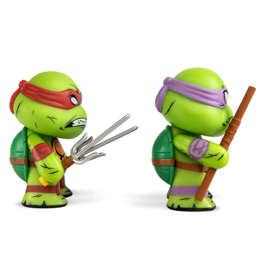 Kidrobot Tmnt Raphael & Donatello 3" Vinyl Figure… - image 2